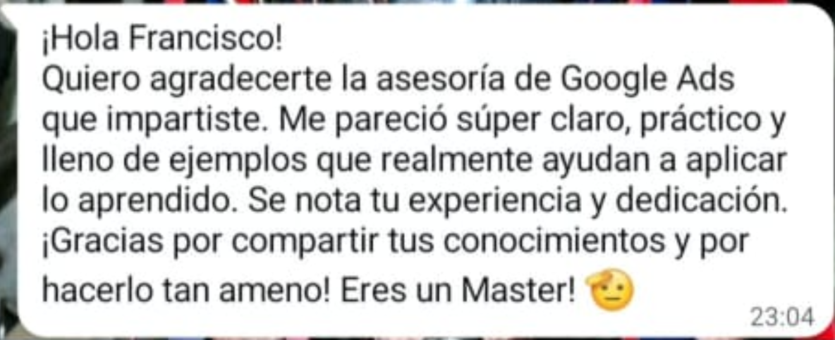 Comentario de cliente